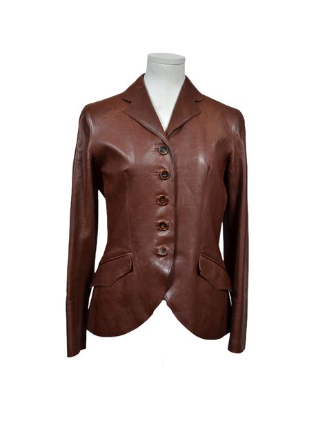 hermes damen jacke|Hermes leather jacket women.